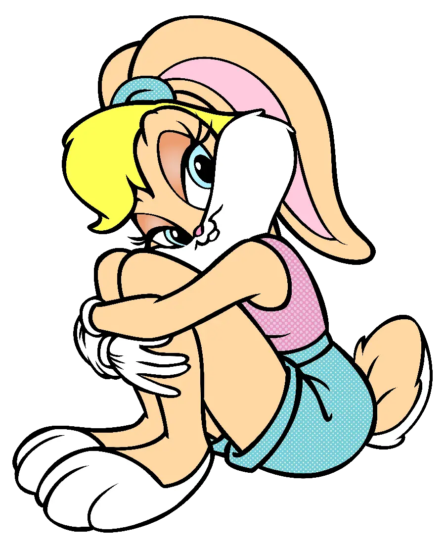 Interesting Cartoon Rabbit PNG Backgrounds for Sticker Printing