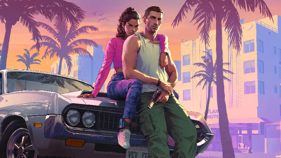 Police Chase In Vice City Streets GTA 6 Screenshot 3
