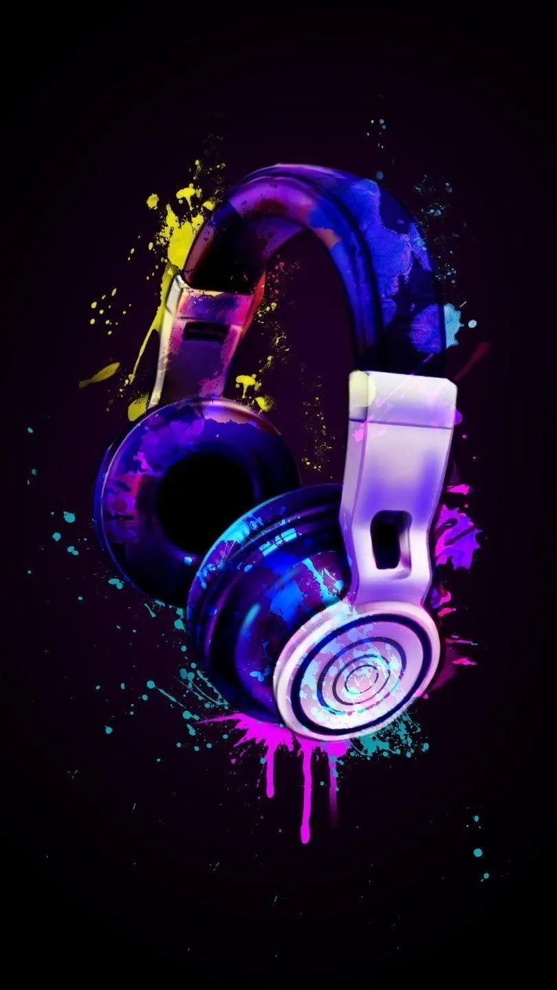 High Quality Fantasy Headphones Wallpaper for Mobile