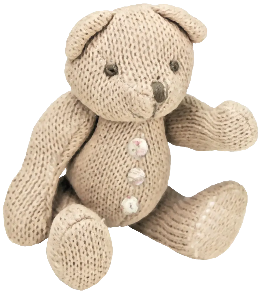 Peaky-colored teddy bear PNG wallpaper