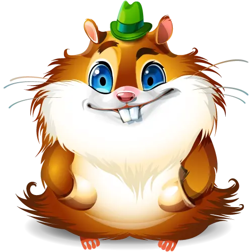 Cartoon Hamster PNG Images Cut Out for Happy Graphics Design