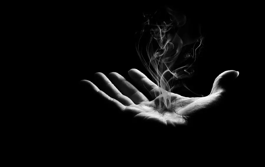 Download wallpaper and mobile background of the black and dark hand