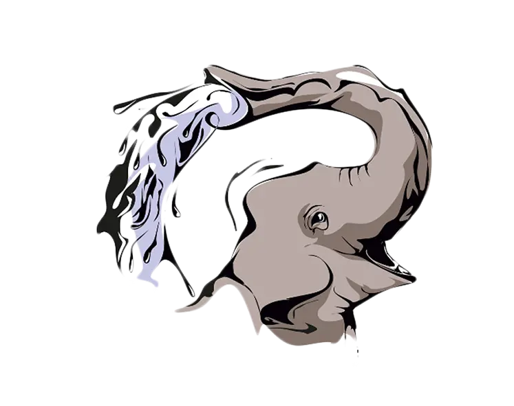 Download Cartoon Elephant PNG for Use in Graphics