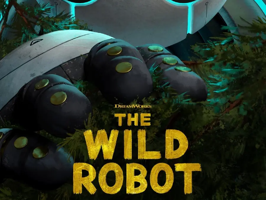 Rose and Brightbill in the World of the Wild Robot