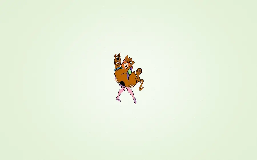 Minimalist Photo of Scooby the Dog Cartoon Famous