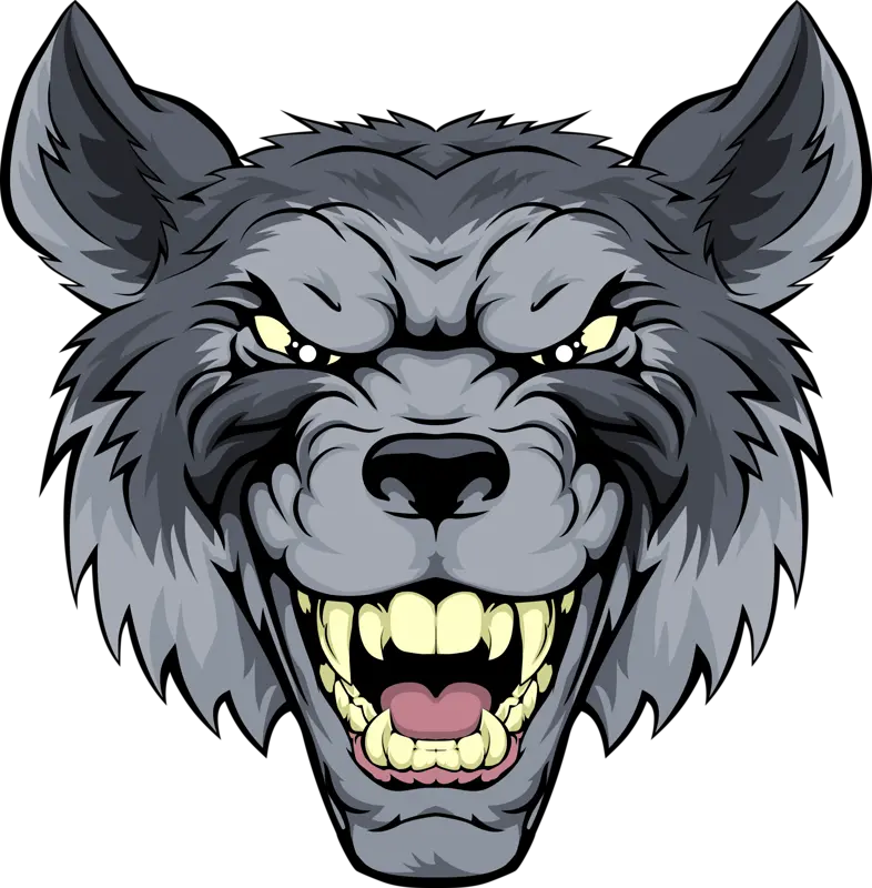 Free download of high quality image of a dire wolf for a profile png
