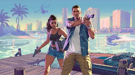 Lucia And Jason Planning Heist In GTA 6 Screenshot 1