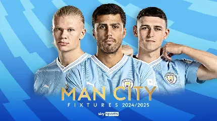 Manchester City 2024-2025 High-Quality Photos of World Football Champions