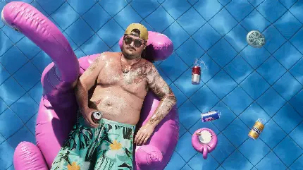 NPC At Pool In GTA 6 Screenshot 1