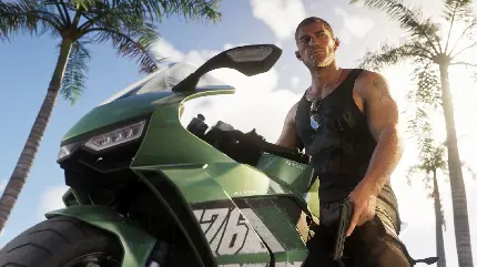 Jason With Sport Bike In GTA 6 Screenshot 9