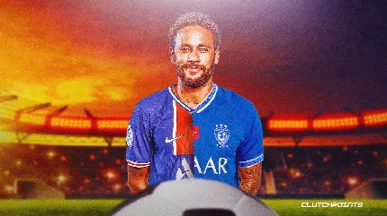 Exciting wallpaper of Neymar suitable for mobile