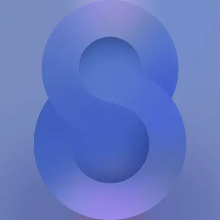 Unique and simple blue wallpaper for Galaxy S25