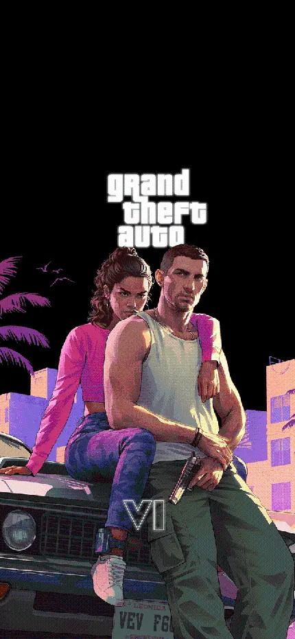 GTA 6 Mobile Wallpaper with Game Theme for Samsung and iPhone