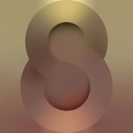 Creative wallpaper for Samsung Galaxy S25 with a gold theme