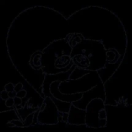 Free Download Bear Paintings in PNG Format