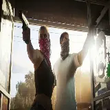 Gaming Background of GTA 6 Featuring Jason and Lucia for Laptop
