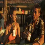 Gaming Background of GTA 6 Featuring Jason and Lucia