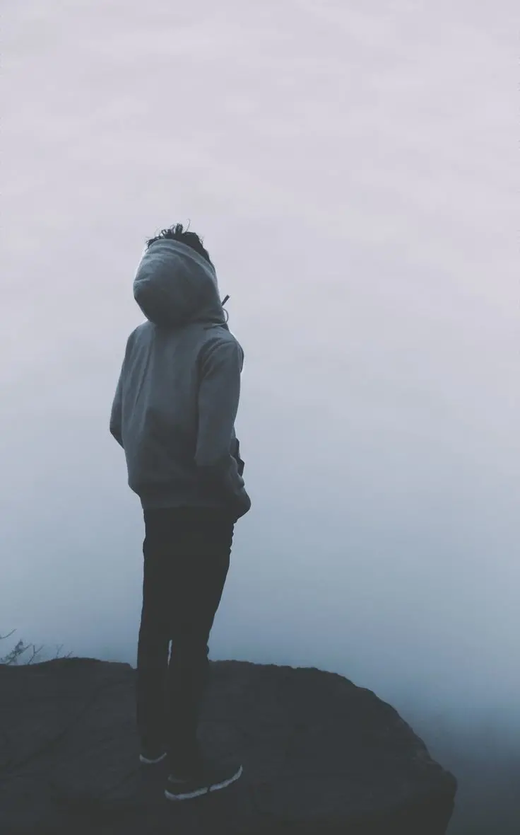 Faceless Lonely Boy Wallpaper For Instagram Stories