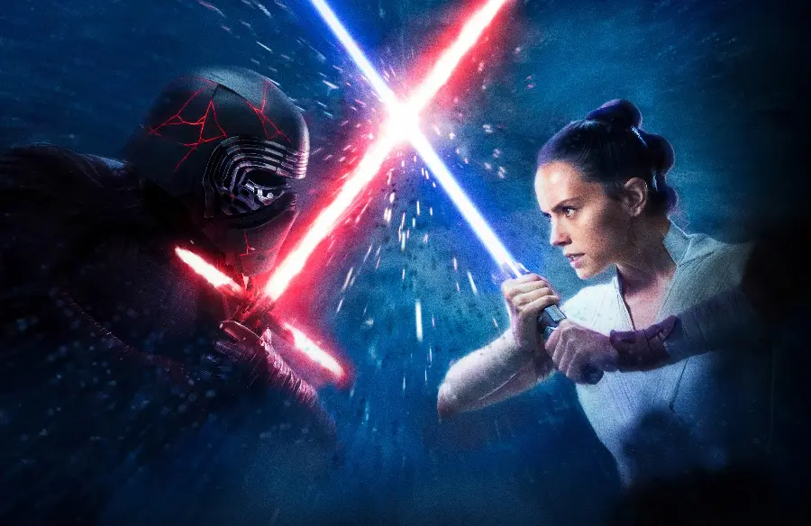 Stunning wallpaper of Daisy Ridley in Star Wars saga