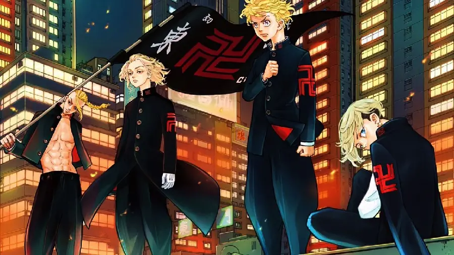 Tokyo Revengers Anime HD Wallpaper Action Scene
