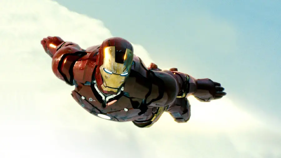 High Quality Photo of Iron Man Flying