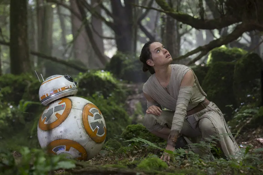 Daisy Ridley 8K quality image from Star Wars saga