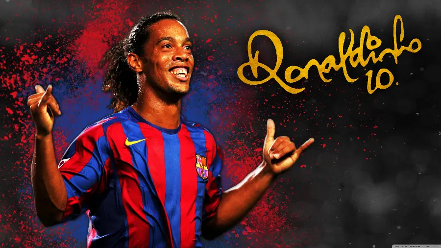 Ronaldinho FIFA World Player of the Year 2004 and 2005 photo