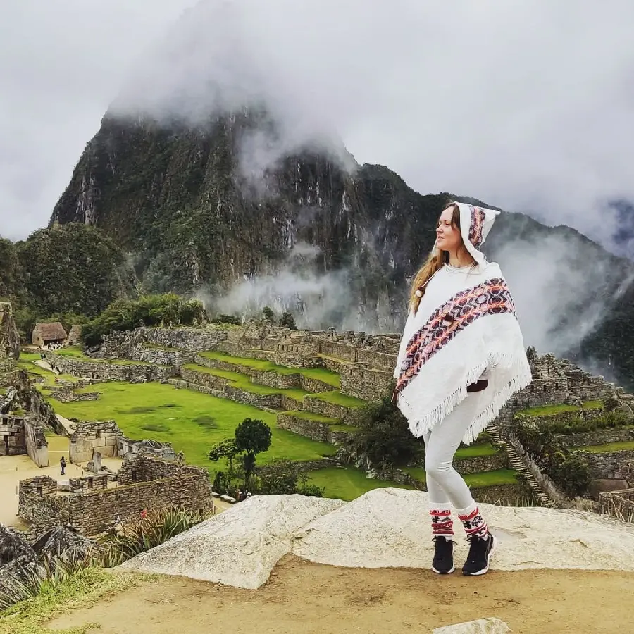 Machu Picchu Photo Tourist Attraction Peru