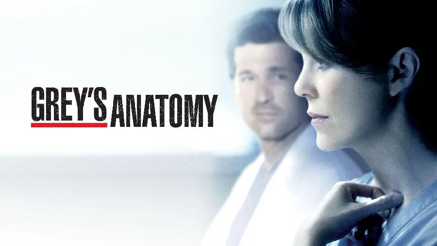 Ellen Pompeo and Patrick Dempsey in Greys Anatomy
