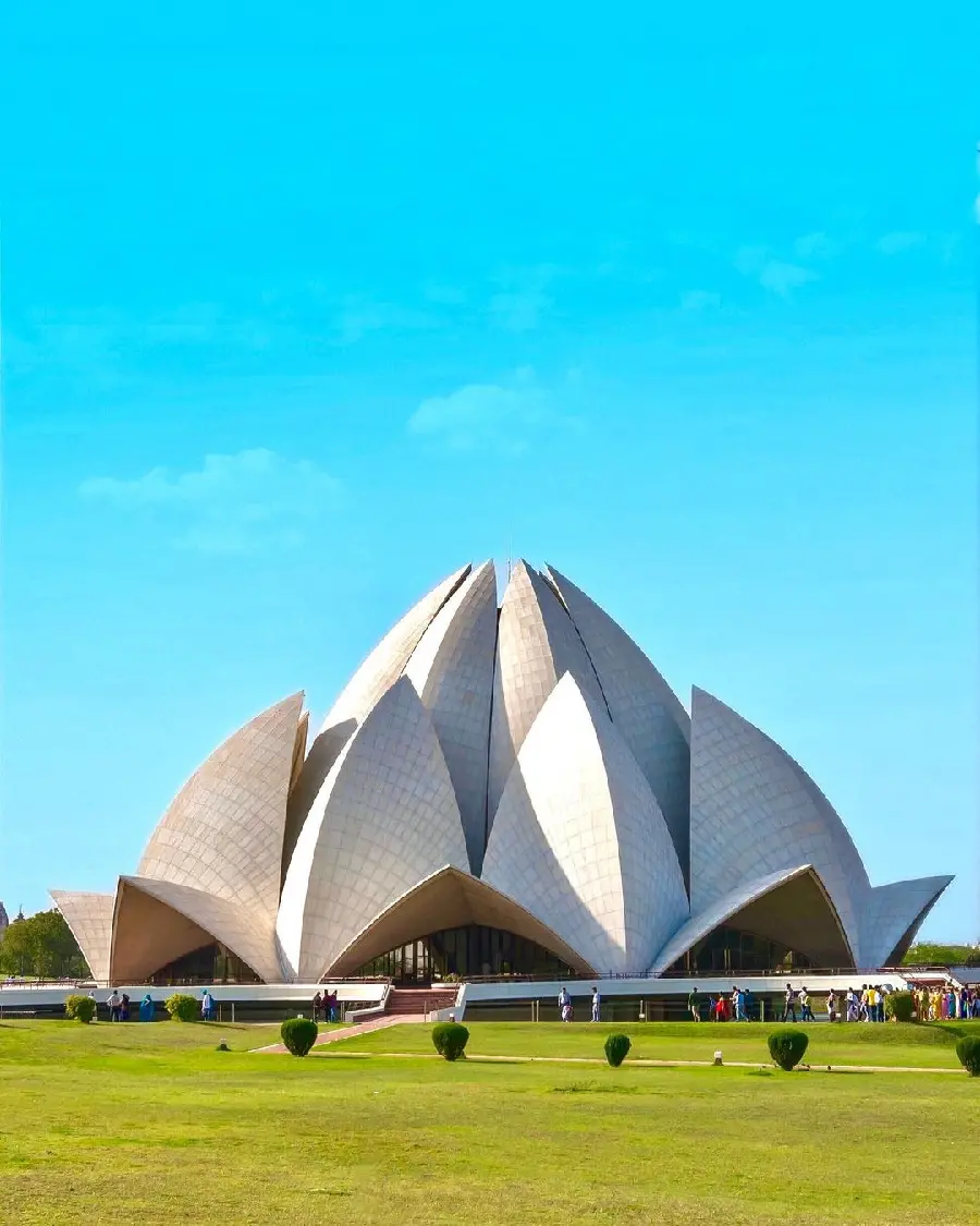 Lotus Temple India Wallpaper HD Quality