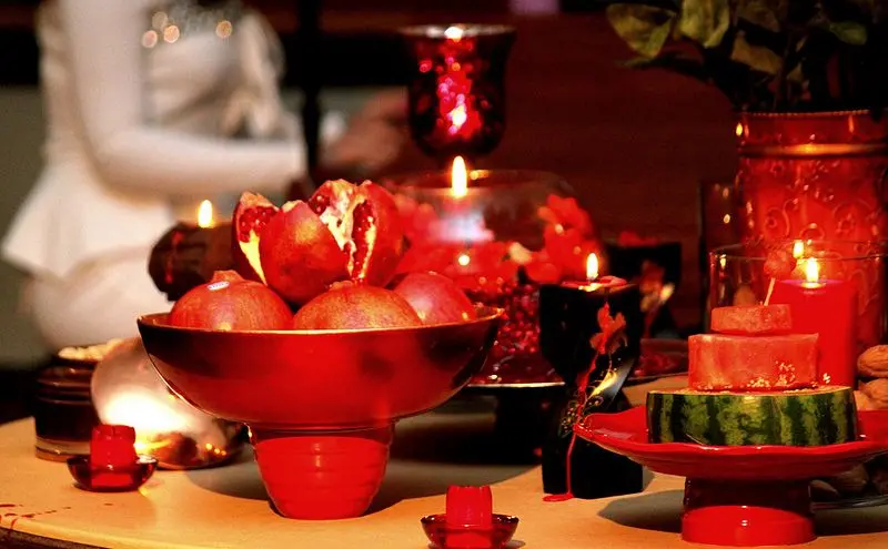 Yalda night pomegranate photo perfect for Instagram