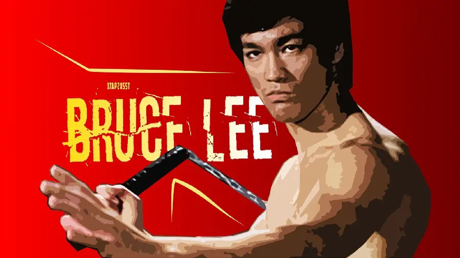 Bruce Lee Nunchaku Enter the Dragon Wallpaper