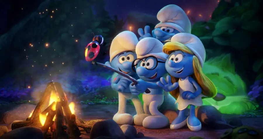 HD Smurfs cartoon picture for kids and adults