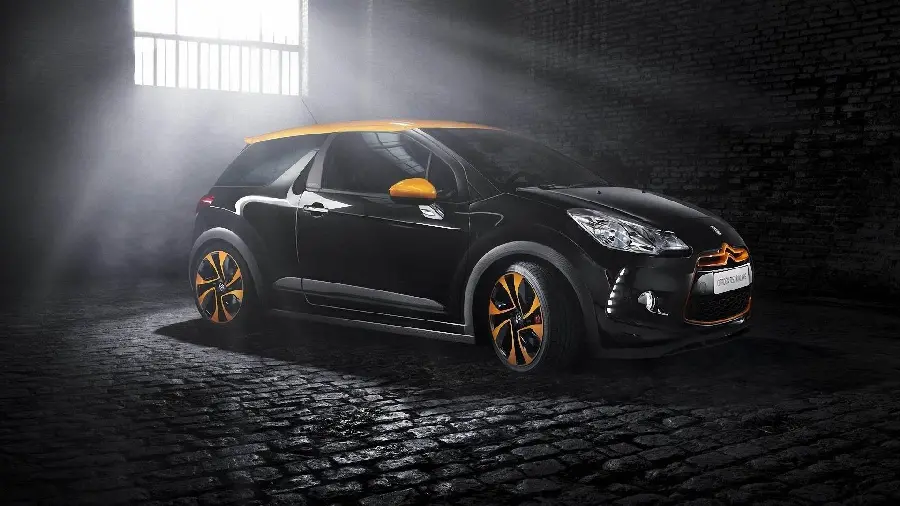 Luxury Citroen car wallpaper in black and gold with HD quality