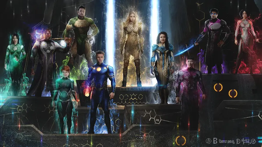 Eternals 2021 Movie HD Stills Collection Marvel