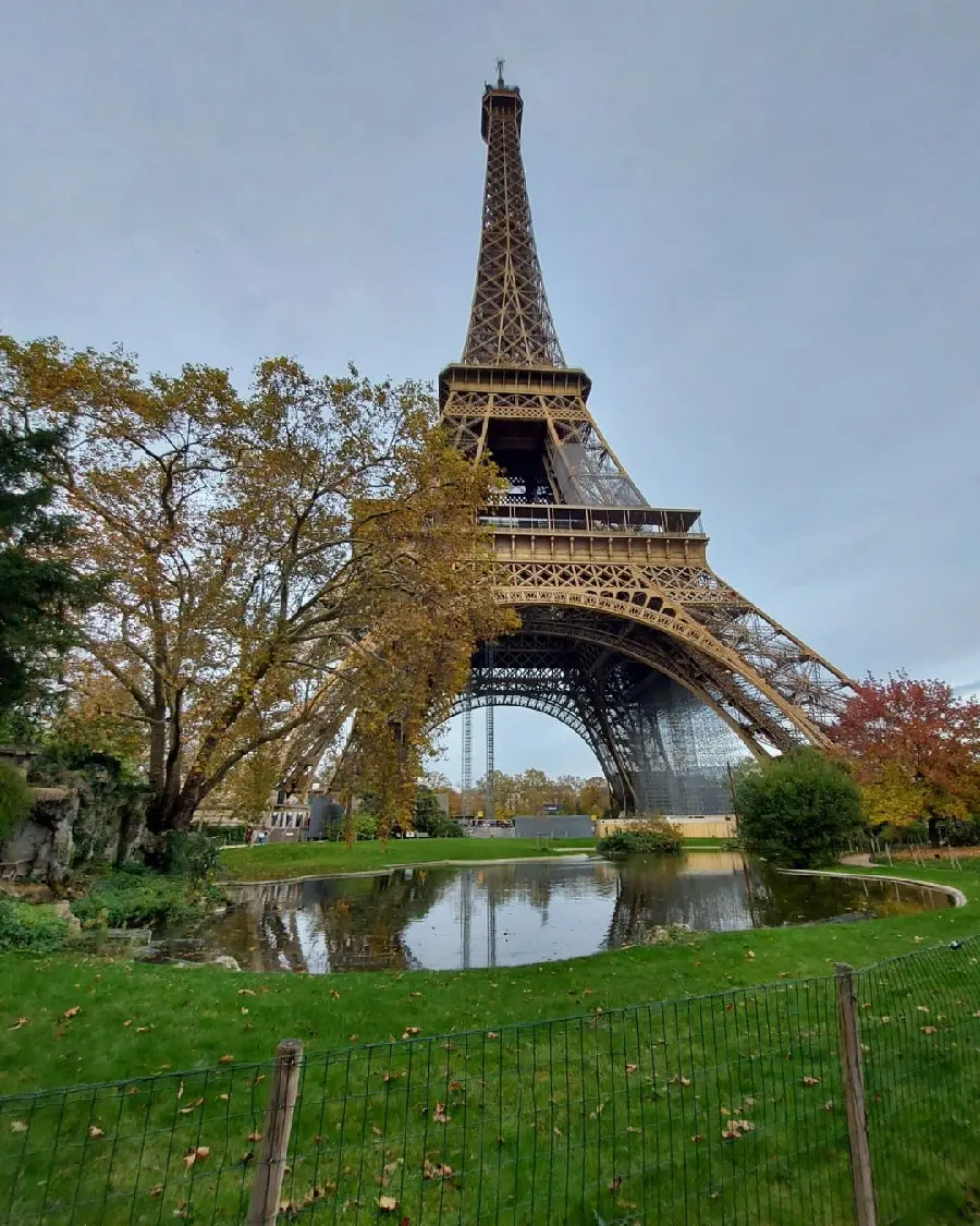 Eiffel Tower view from below