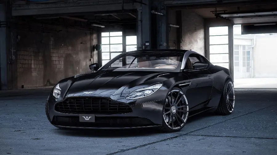 Beautiful black Aston Martin car photo in full HD