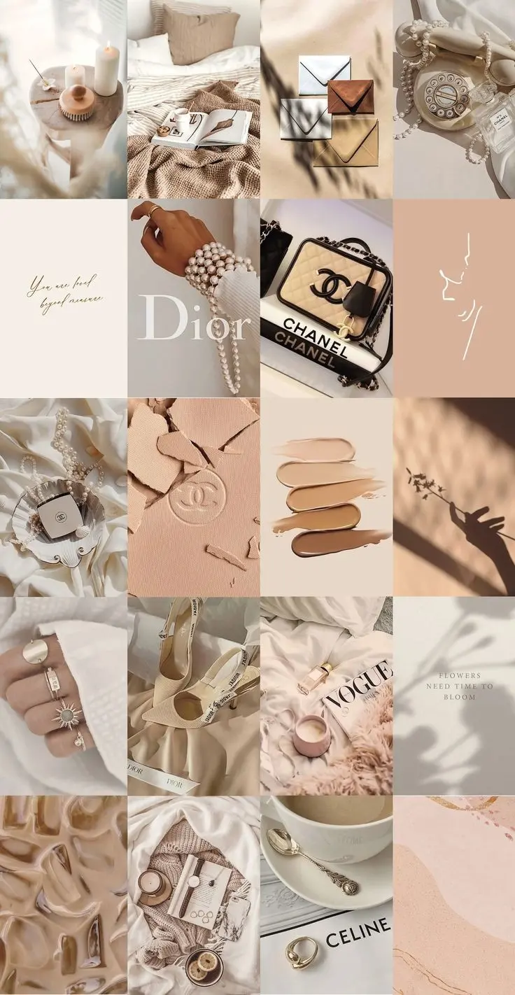HD Beige Multi Piece Pattern