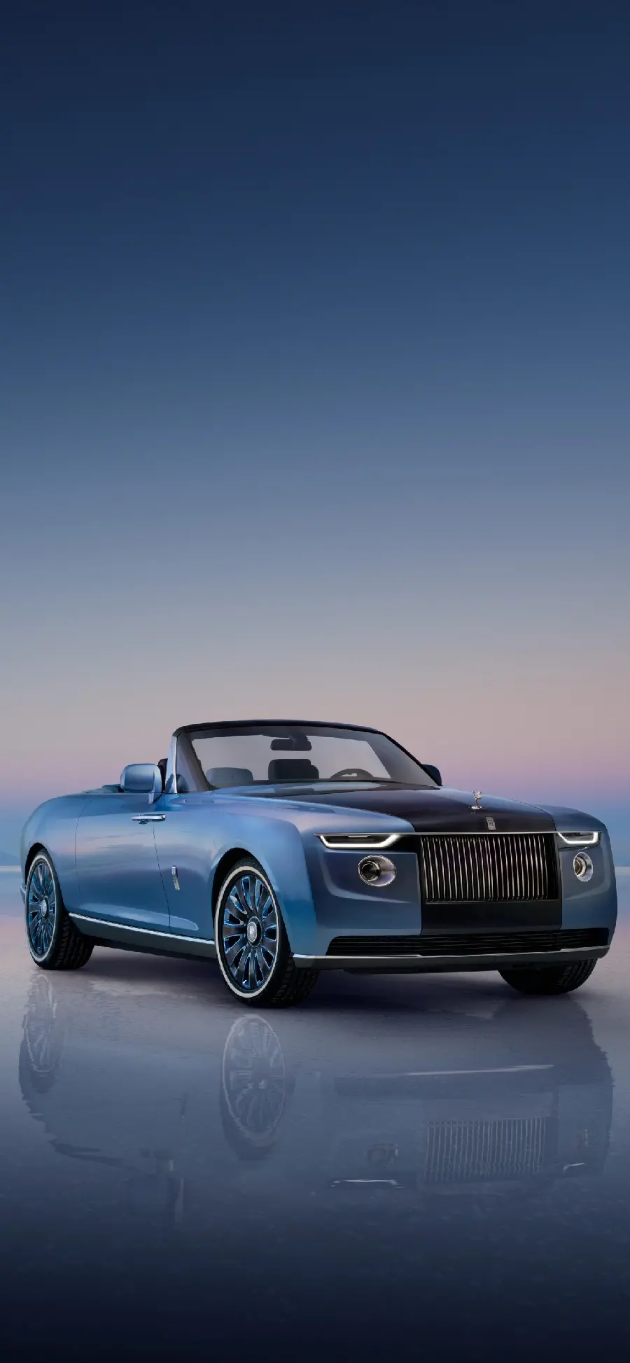 New Rolls Royce car wallpaper with unique color for phone background