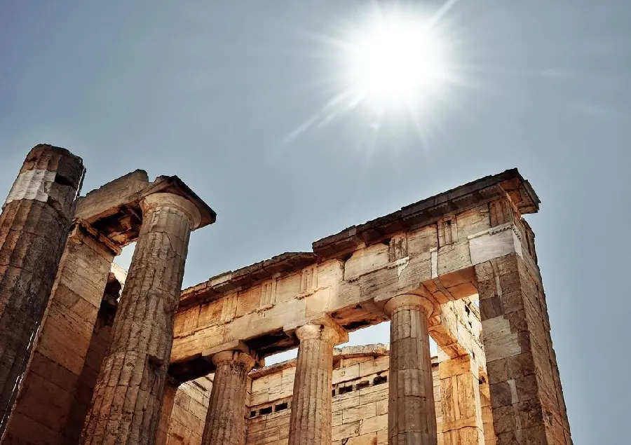 Acropolis Temple Greece HD photo