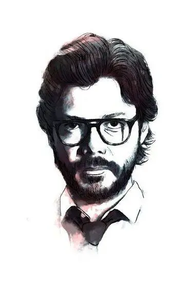 Fan art of Alvaro Morte as The Professor