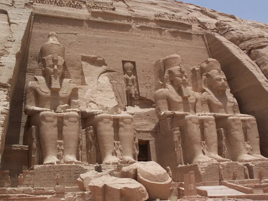 Abu Simbel Egypt rock-cut temples Nile photo