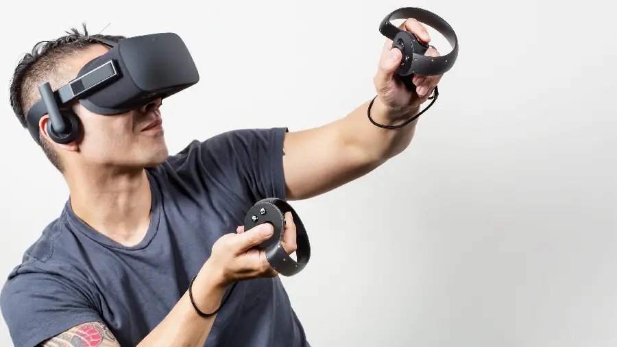 Virtual reality glasses gadget photo