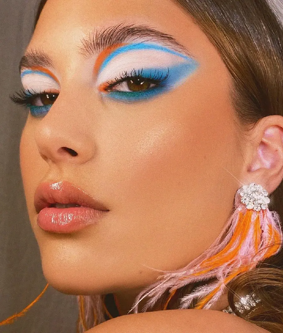 High Quality Makeup Face Model Photo For Business Cards