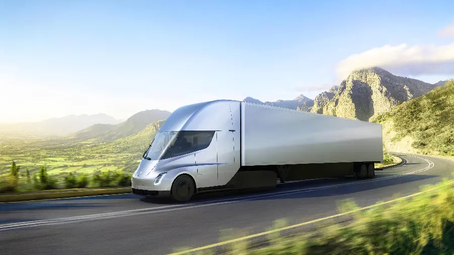 Tesla Semi electric truck photo revolutionizing transport