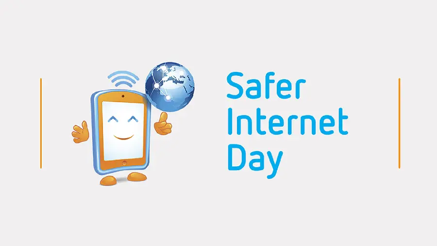 International Safer Internet Day text image for February 8 2022