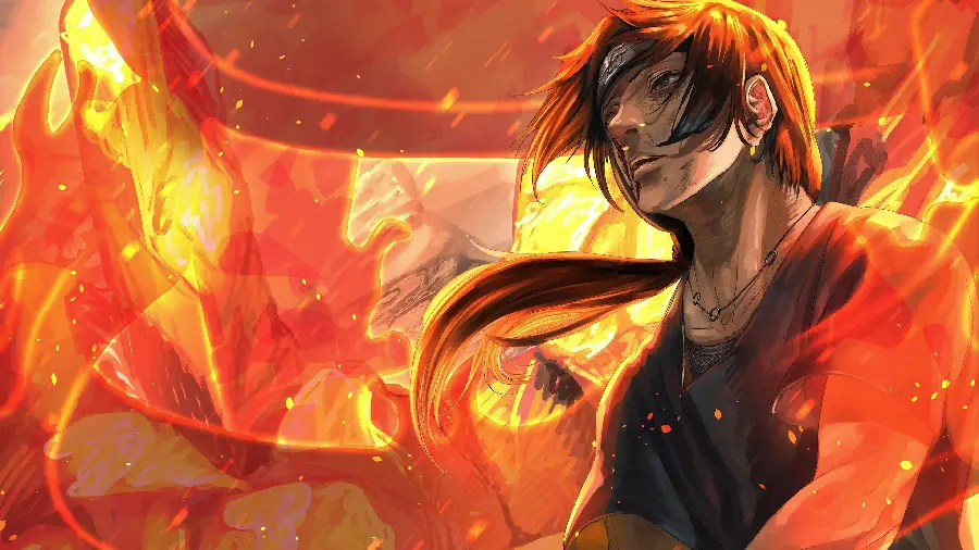 Sasuke Uchiha Wallpaper With Sharingan Eyes
