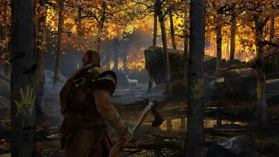 Kratos God of War 4K Wallpaper