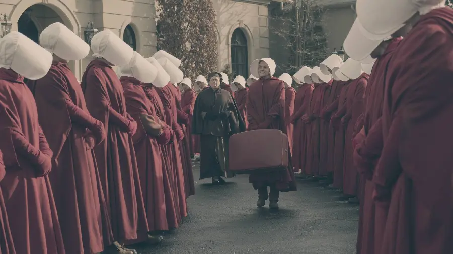 Handmaid Women in The Handmaids Tale Series Photo