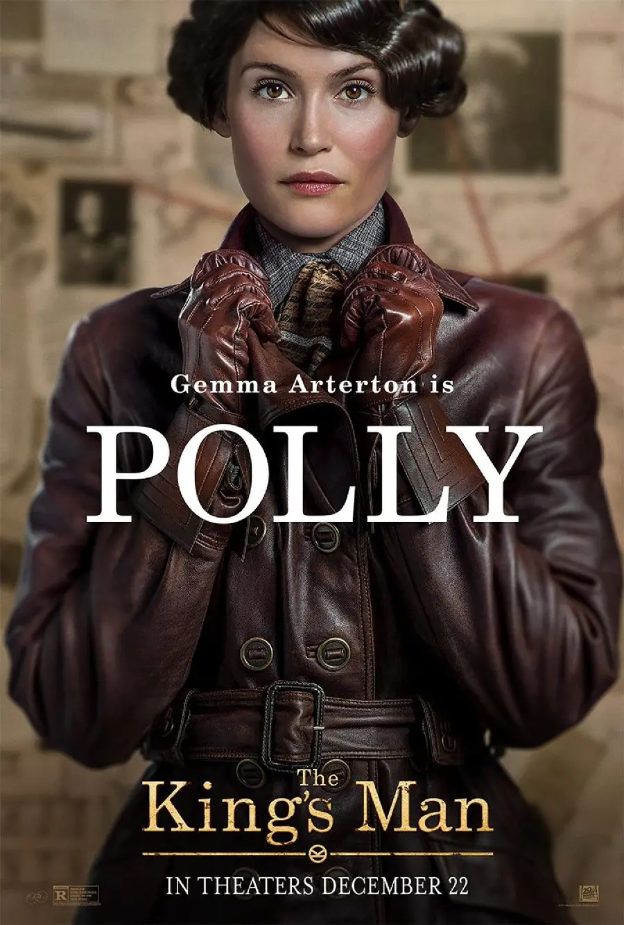 Gemma Arterton as Polly in The Kings Man movie background